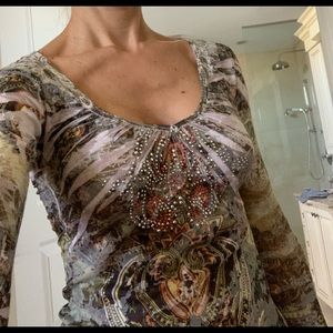 Flattering V-neck top
